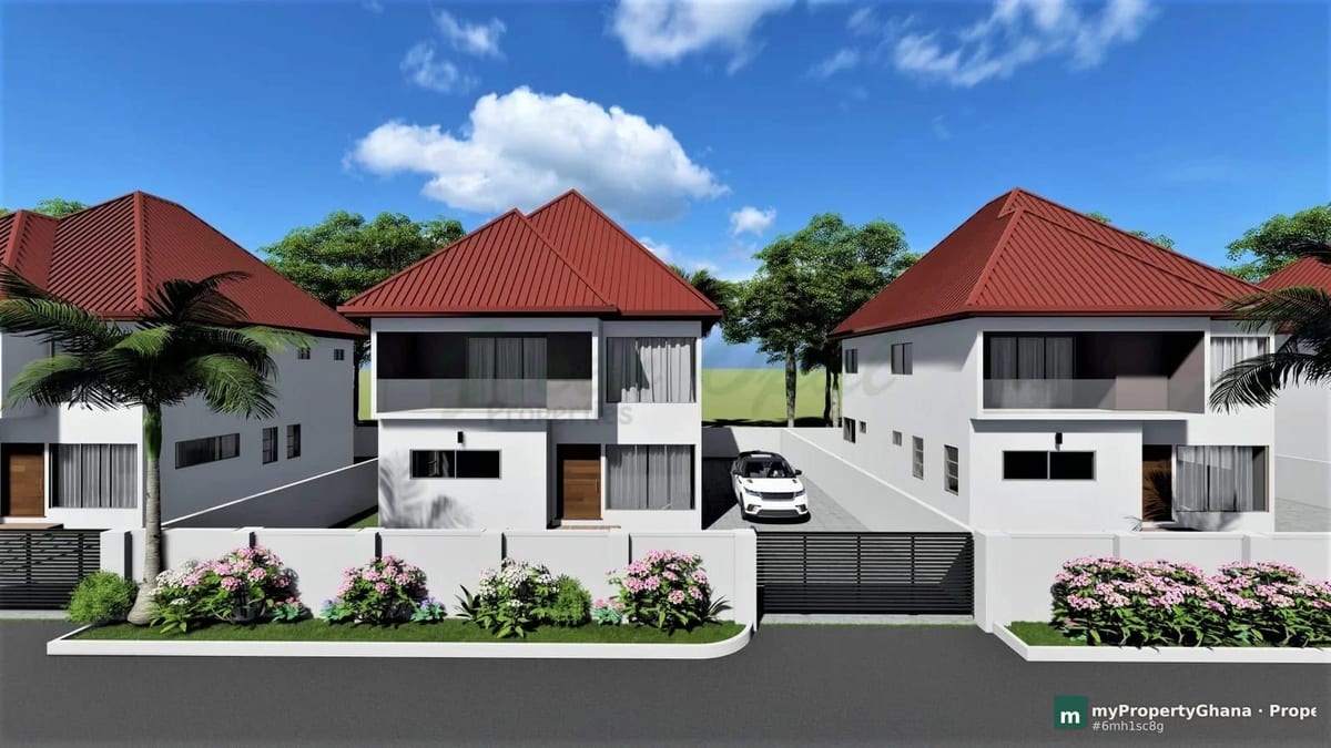 Modern 3 Bedroom Townhouses – Adenta, Accra
