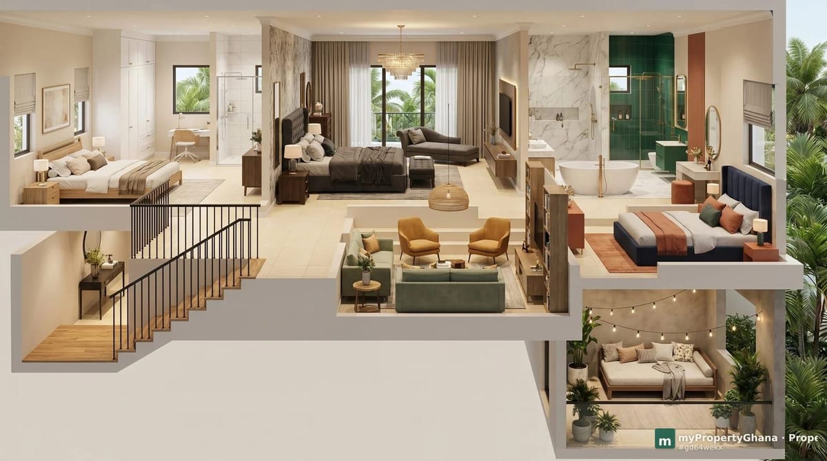 4-Bedroom House at East Legon Hills — Under Construction
