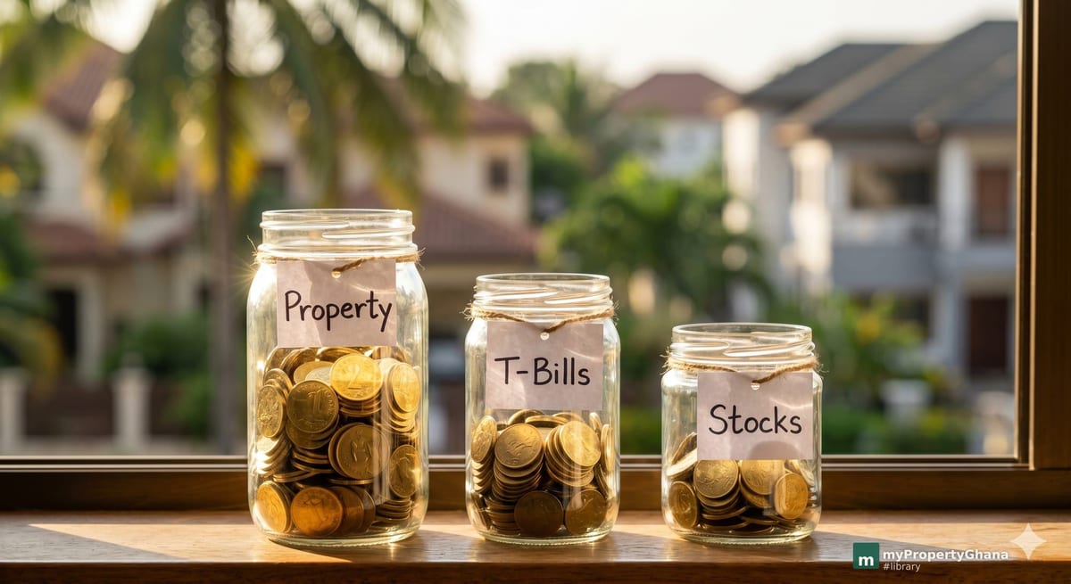 Property Investment vs Treasury Bills vs Stocks: Where Should Young Ghanaians Put Their Money?