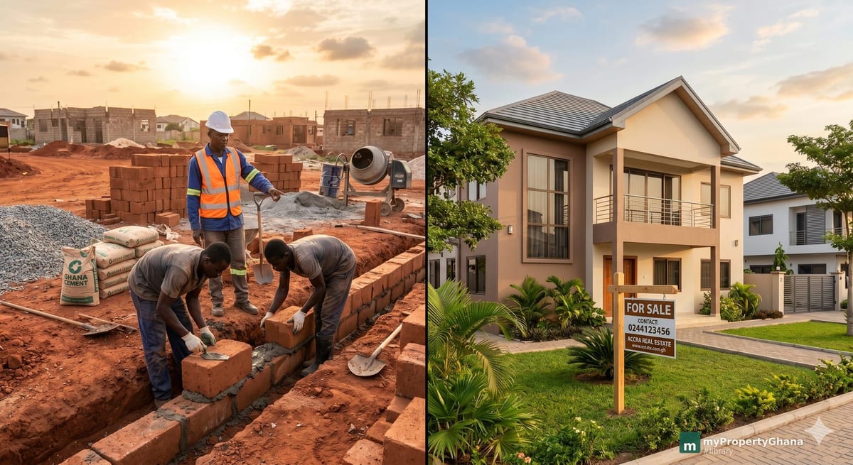 The Real Cost of Building vs Buying a House in Ghana: Which Makes More Sense?