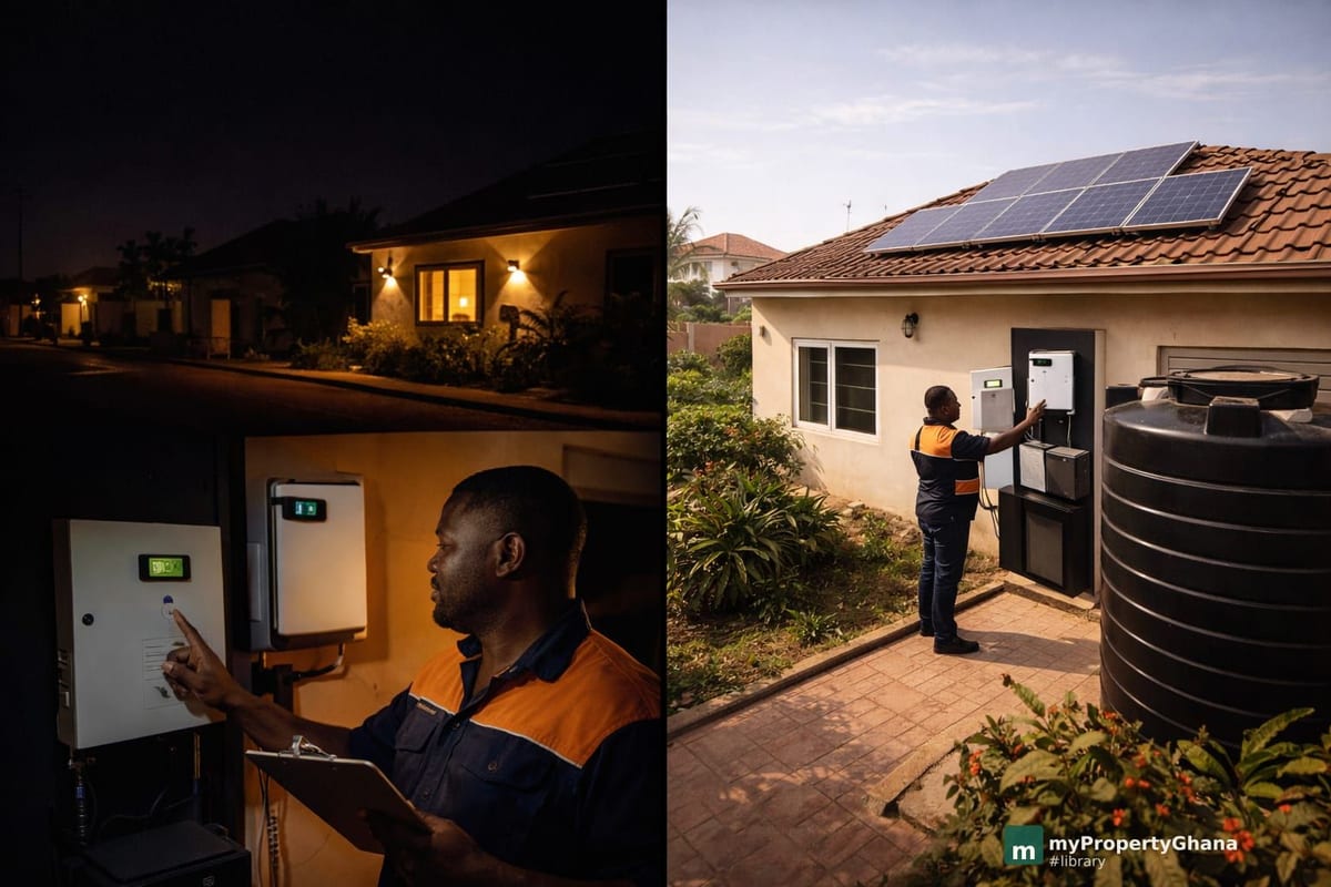 Water and Power Backup Systems Every Ghana Homeowner Needs